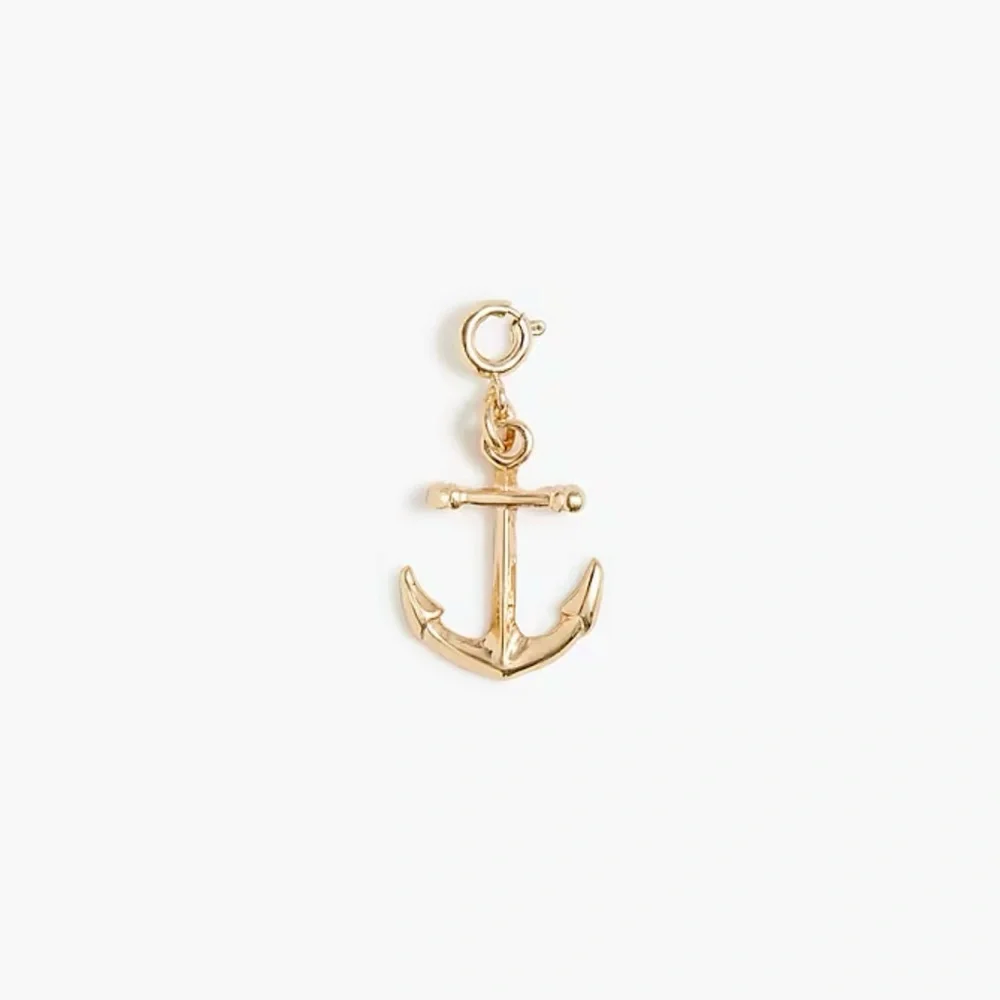 J.Crew Factory Gold Anchor & Compass Charm Set - Picture 5 of 5